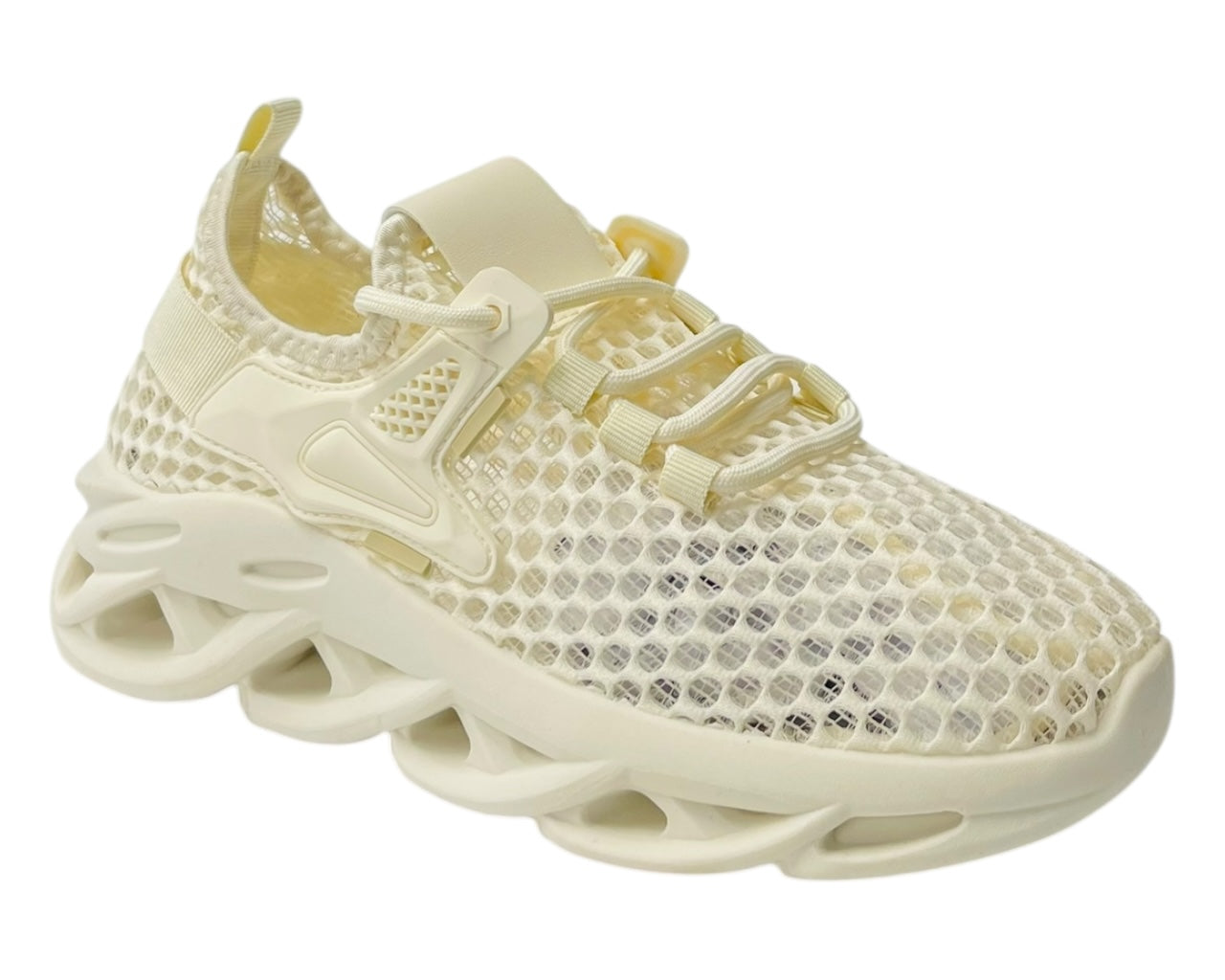 Ivory Cage Mesh Runner